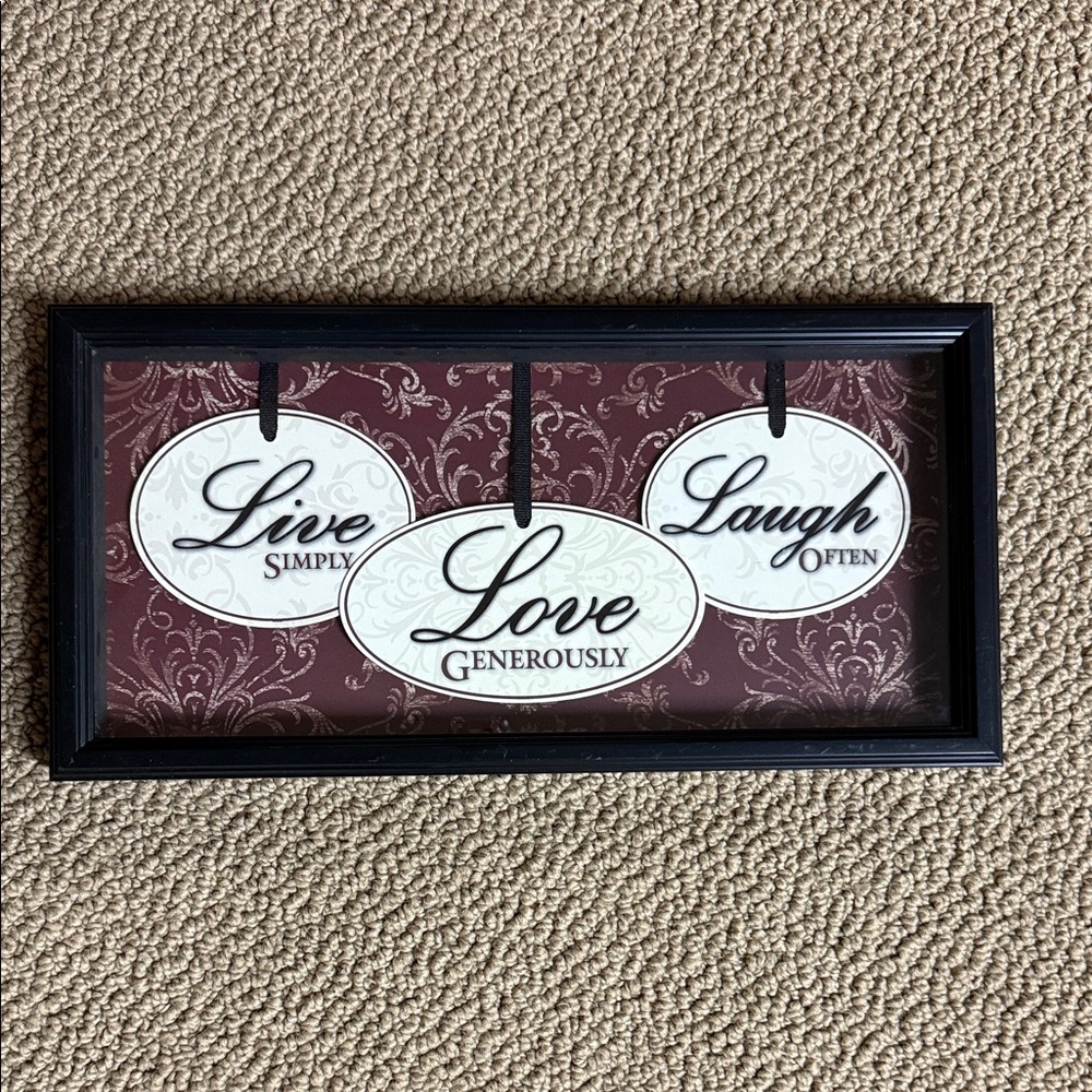 Live Love Laugh Wall Art